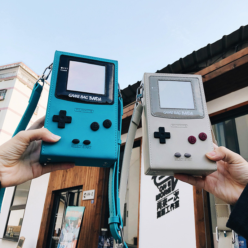 Retro Gaming Machine - Unique Creative Game Console Shaped Crossbody