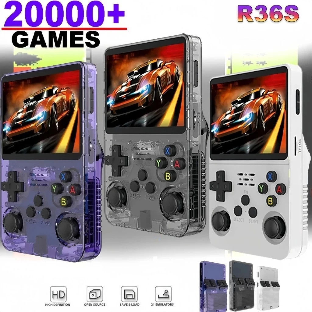 Retro Gaming Realm - Mini R36S Retro Handheld Video Game