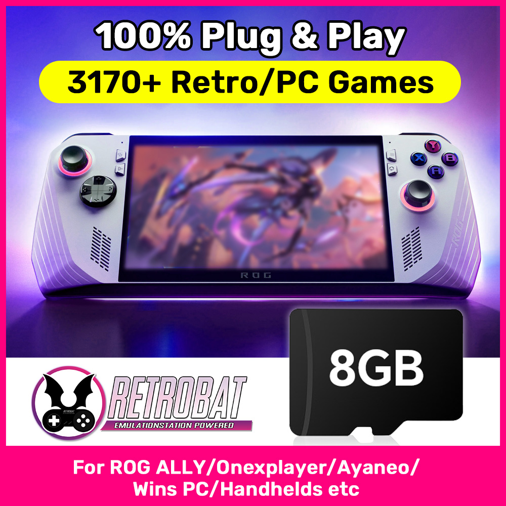 Retro Gaming Corps - Retrobat 8GB Gaming TF Card Game