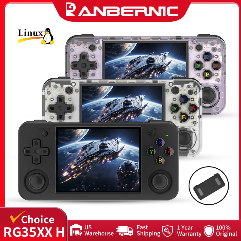 Retro Gaming Icons - Anbernic RG35XX H Retro Handheld Game
