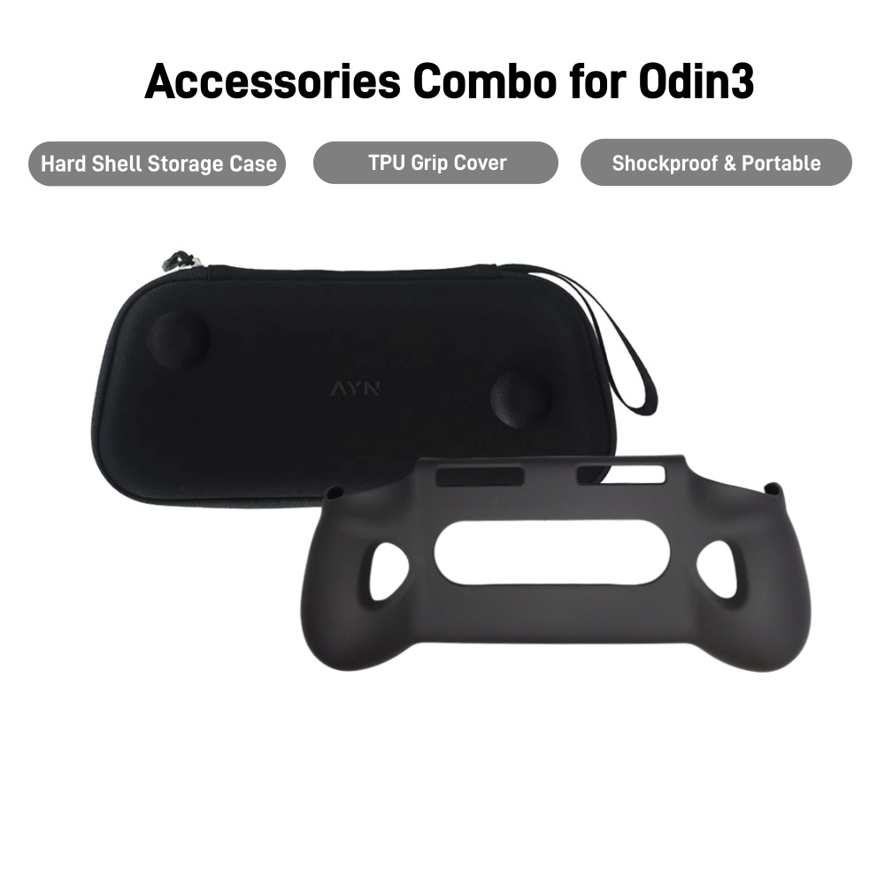 Game Carrying Case - For AYN Odin 3 TPU Grip