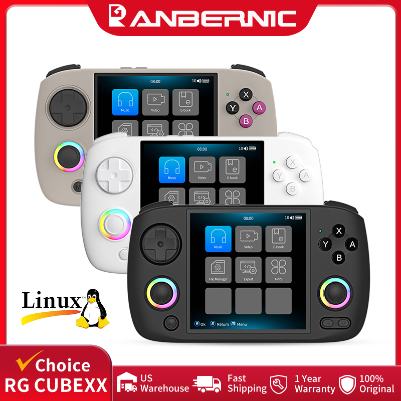 Retro Gaming Anbernic - ANBERNIC RG CubeXX Handheld Games Console