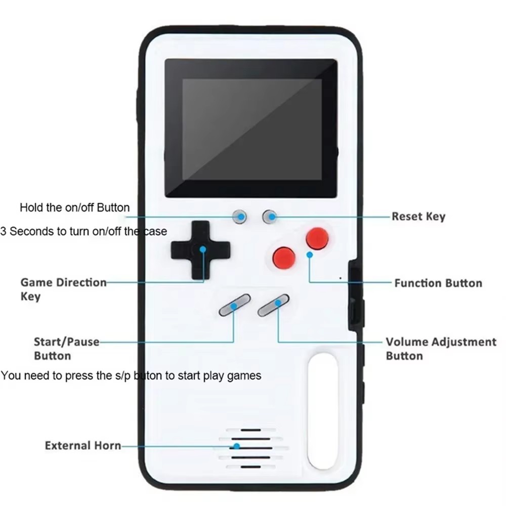 For iPhone 14 16 15 12 13 Pro  - đánh giá và giá Retro Gaming Gameboy