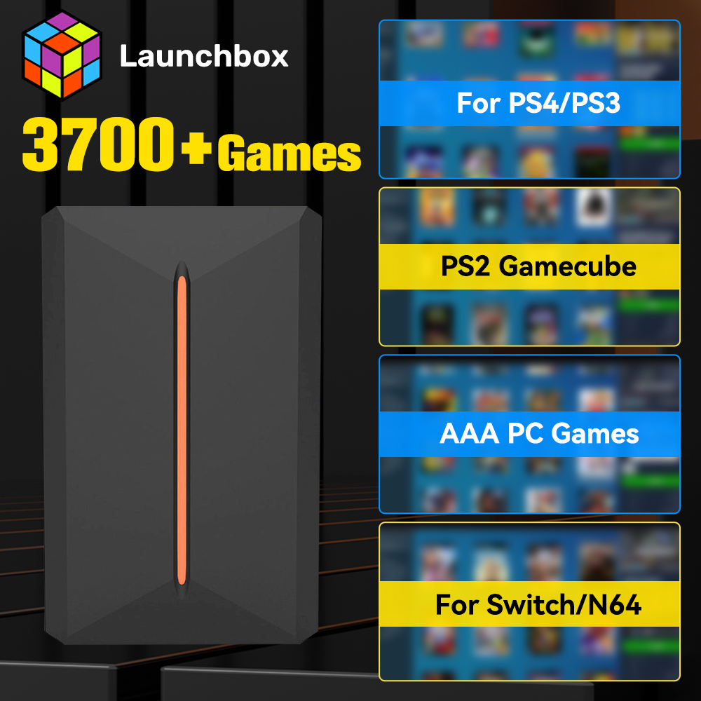 Launchbox 500GB External Game  - đánh giá và giá Retro Gaming Emulator Console