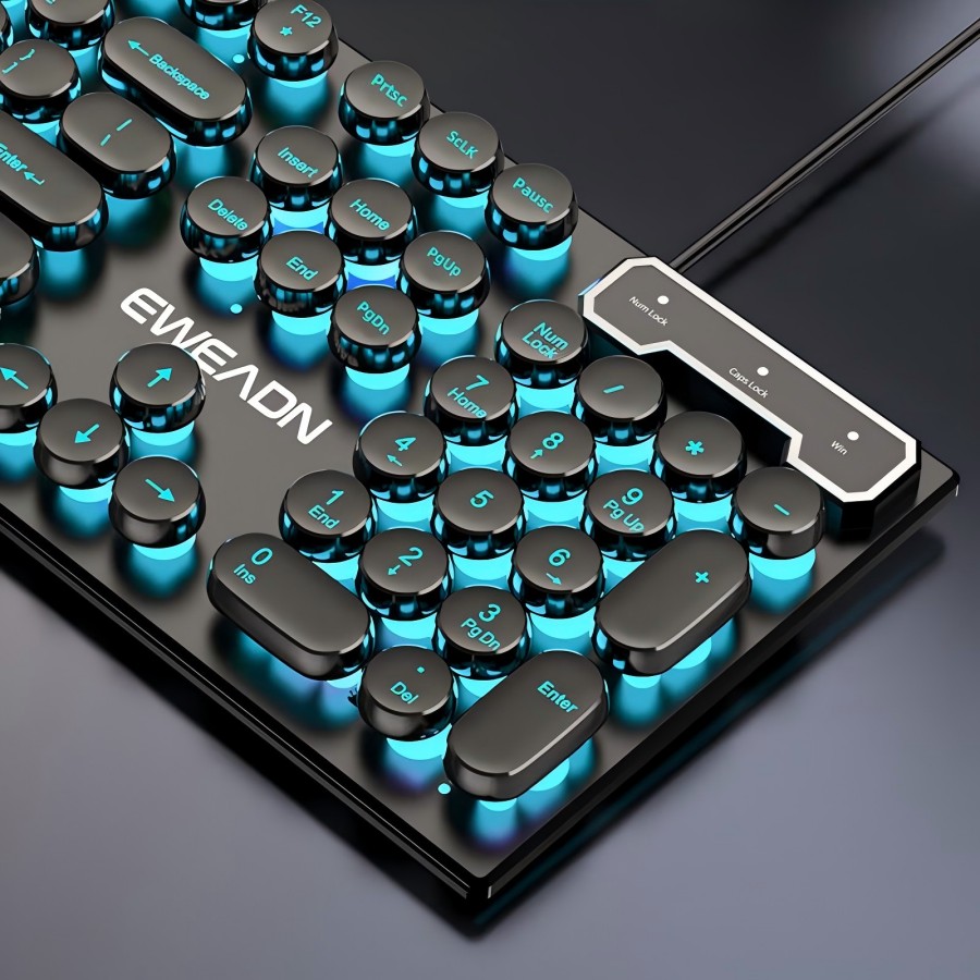 EWEADN Typewriter Gaming Keybo - đánh giá và giá Retro Gaming Realm