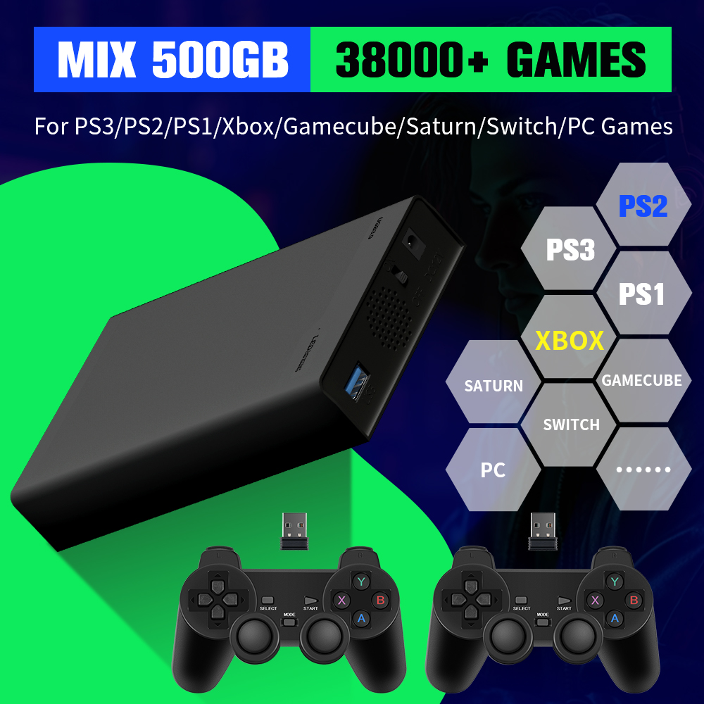 500G Game Hard Drive With 3800 - đánh giá và giá Retro Gaming Emulator Console