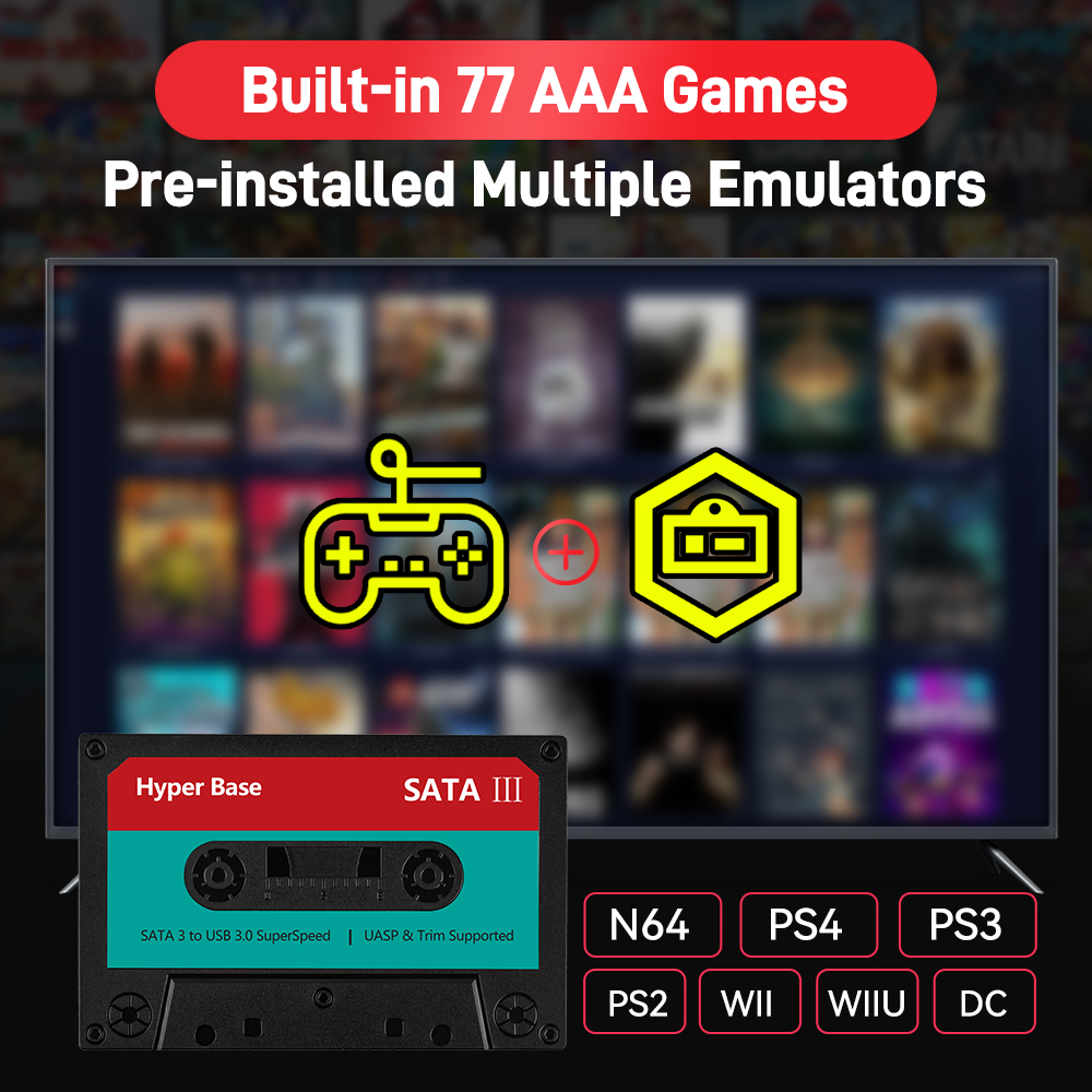 Portable 500G/2T Retro Game Ha - đánh giá và giá Retro Gaming Emulator Console
